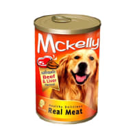 Mckelly แมคเคลลี่ อาหารเปียก แบบกระป๋อง สำหรับสุนัข สูตรเนื้อและตับ 400 g_7
