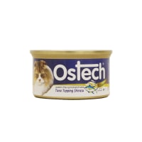 Ostech Gourmet อาหารเปียก แบบกระป๋อง สำหรับแมว สูตรทูน่าหน้าปลาข้าวสาร 80 g_1