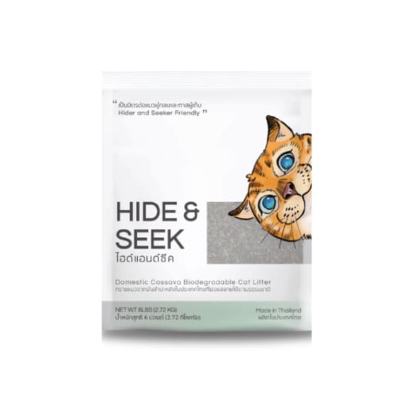 Hide & Seek ไฮด์แอนด์ซีค ทรายแมวมันสำปะหลัง กลิ่นธรรมชาติ 6 L_53