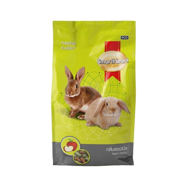 Smart Heart สมาร์ทฮาร์ท อาหารกระต่ายแบบเม็ด รสแอปเปิ้ล สำหรับกระต่ายทุกช่วงวัยทุกสายพันธุ์ 1 kg