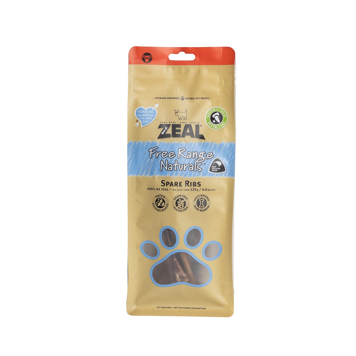 Zeal ซีล ขนมซี่โครงลูกวัวนิวซีแลนด์ สำหรับสุนัข 125 g_1