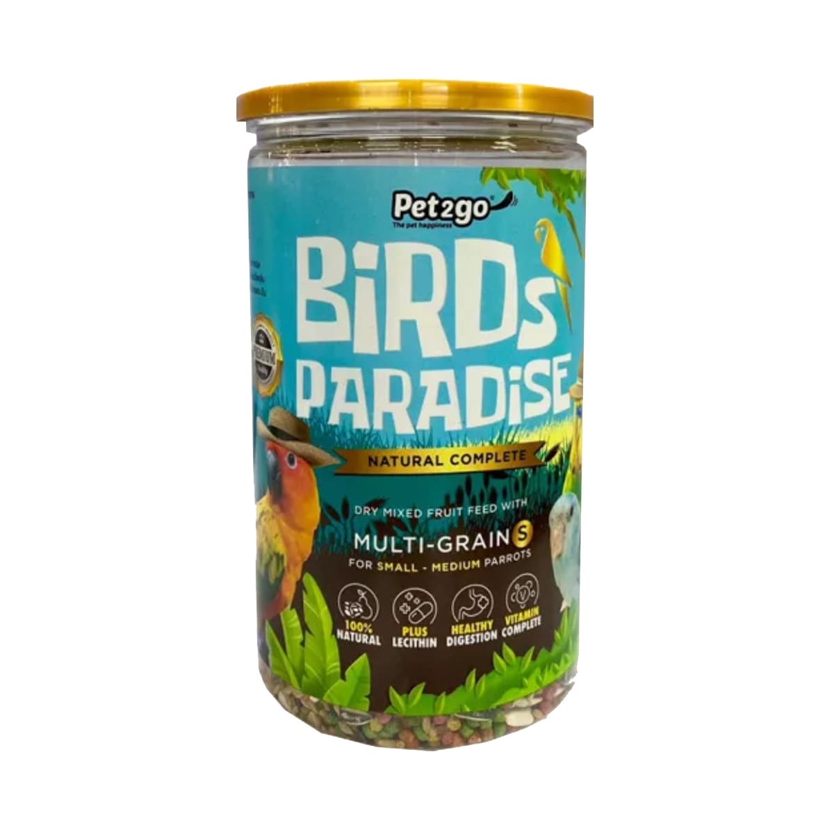 Birds Paradise อาหารนก Natural Complete ผลไม้อัดเม็ดผสมธัญพืช_1