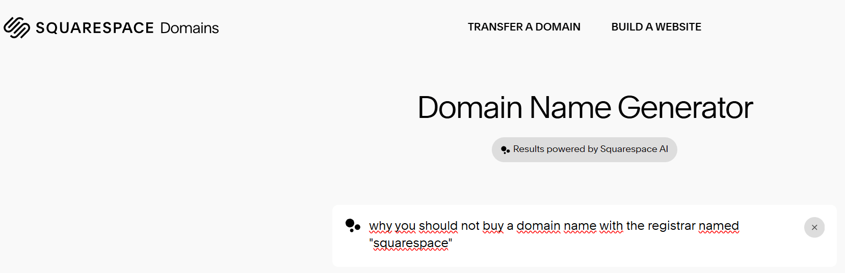 Squarespace : à éviter