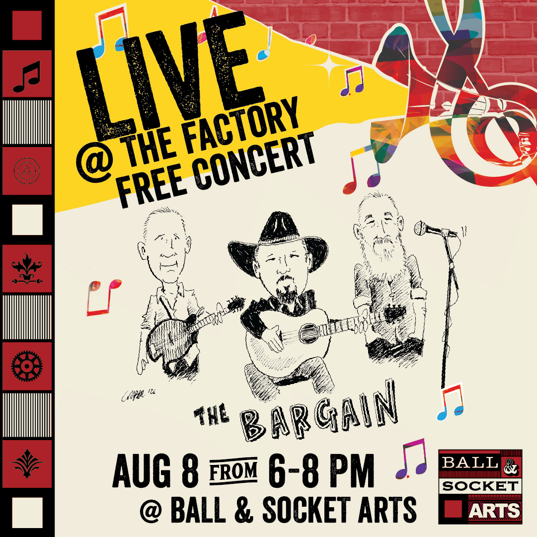 Live @ the Factory: August 8 featuring the Bargain with Frank Critelli