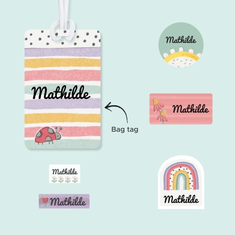 Colle à moi | Personalized Name Label Combos
