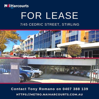 Offices commercial property leased at 7/45 Cedric Street Stirling WA 6021
