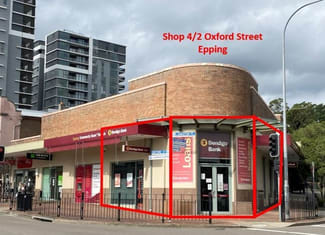 Shop & Retail commercial property leased at 4/2 Oxford Street Epping NSW 2121 Shop & Retail commercial property leased at 4/2 Oxford Street Epping NSW 2121