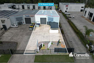 Factory, Warehouse & Industrial commercial property leased at 1/16 Export Drive Molendinar QLD 4214