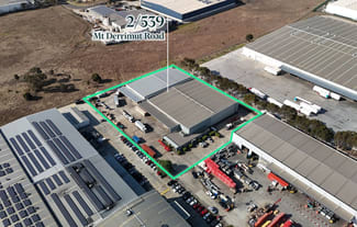 Factory, Warehouse & Industrial commercial property for lease at 2/539 Mount Derrimut Road Derrimut VIC 3026