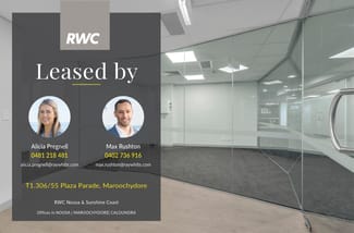 Offices commercial property for lease at T1.306/55 Plaza Parade Maroochydore QLD 4558