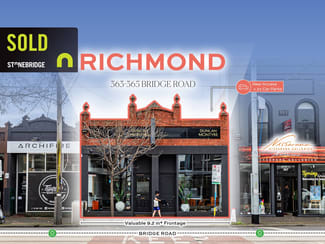 Development / Land commercial property sold at 363-365 Bridge Road Richmond VIC 3121 Development / Land commercial property sold at 363-365 Bridge Road Richmond VIC 3121