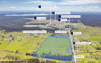 Development / Land commercial property for sale at 1801 Nelson Bay Road & 6 Cabbage Tree Road Williamtown NSW 2318 Development / Land commercial property for sale at 1801 Nelson Bay Road & 6 Cabbage Tree Road Williamtown NSW 2318