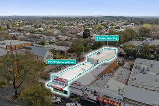 Shop & Retail commercial property sold at 475 Whitehorse Rd & 3 Enterprise Way Mitcham VIC 3132