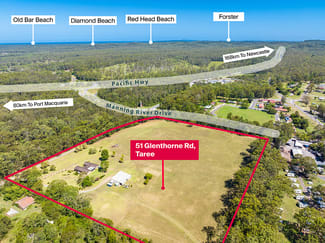 Development / Land commercial property for sale at 51 Glenthorne Road Taree NSW 2430 Development / Land commercial property for sale at 51 Glenthorne Road Taree NSW 2430