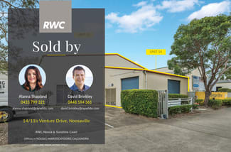 Factory, Warehouse & Industrial commercial property sold at 14/11b Venture Drive Noosaville QLD 4566