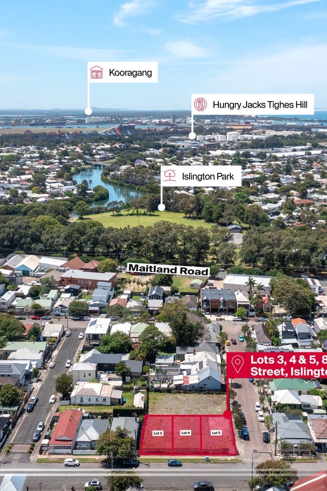 Lot 3, 4 & 5/81 Fern Street Islington NSW 2296