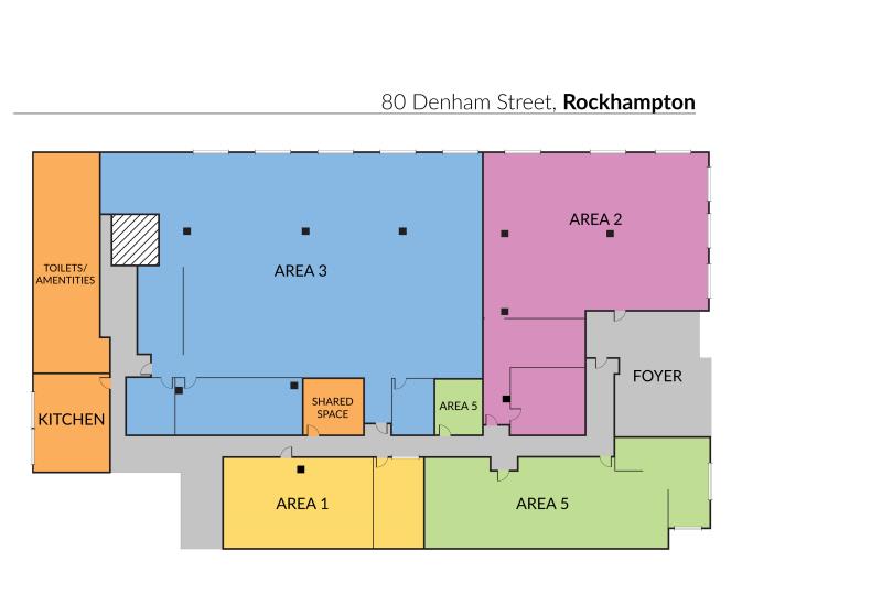 Click to view all images Area 1/1 & 5/ 80 Denham Street Rockhampton City QLD 4700 - Image 3