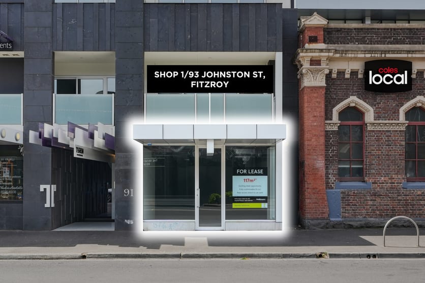 Click to view all images Shop 1/91 Johnston Street Fitzroy VIC 3065 - Image 1