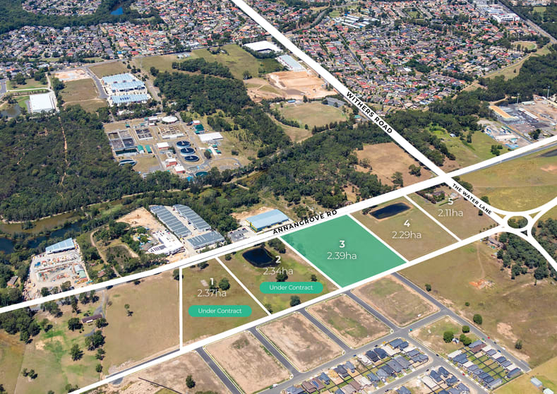 Click to view all images Lots 1-5/273-283 Annangrove Road Rouse Hill NSW 2155 - Image 1