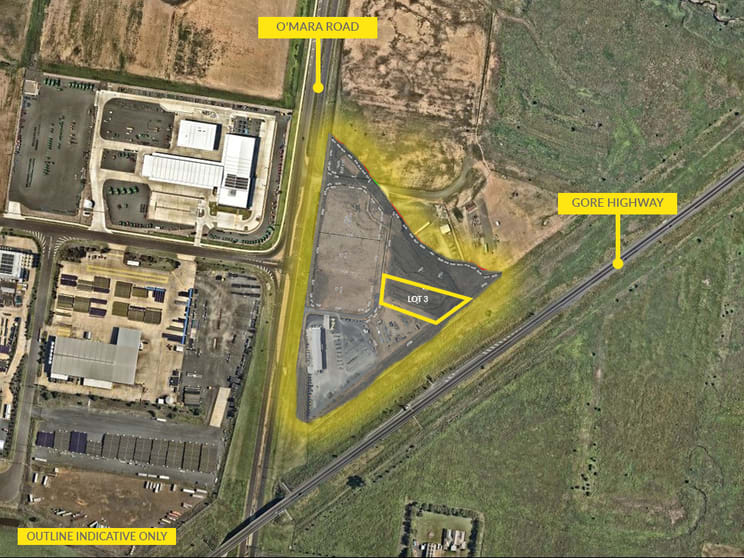 Click to view all images Lot 3 O'Mara Road SUBDIVISION Wellcamp QLD 4350 - Image 1