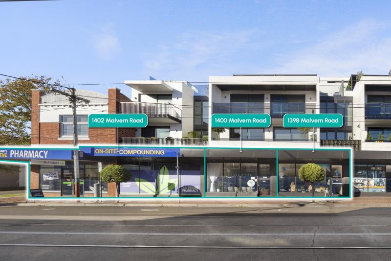 Click to view all images 1398, 1400 & 1402 Malvern Road Glen Iris VIC 3146 - Image 1