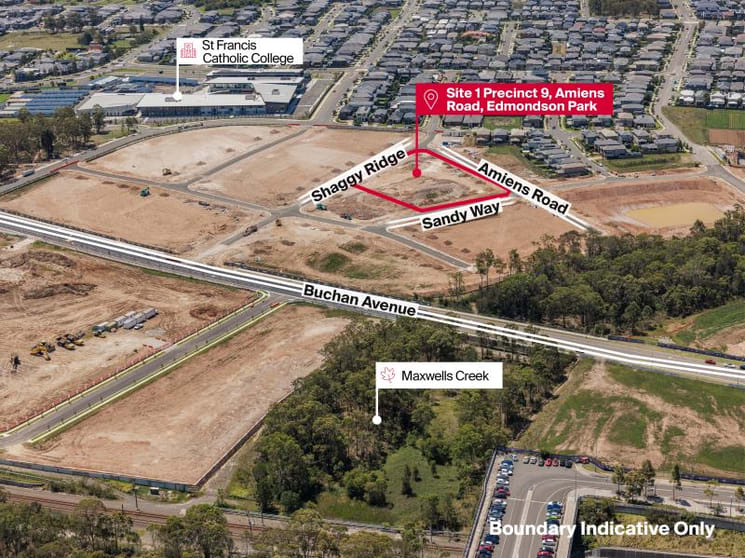 Click to view all images Site 1 Precinct 9 Amiens Road Edmondson Park NSW 2174 - Image 2