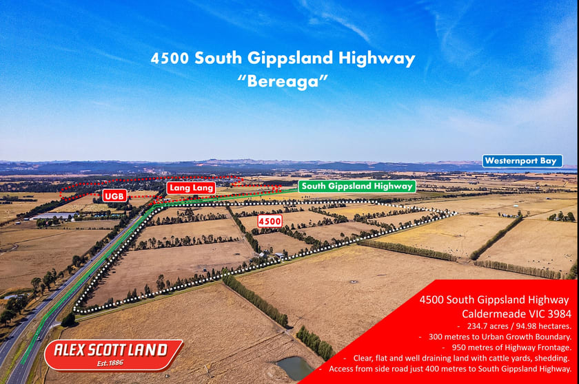 Click to view all images 4500 South Gippsland Highway Caldermeade VIC 3984 - Image 1