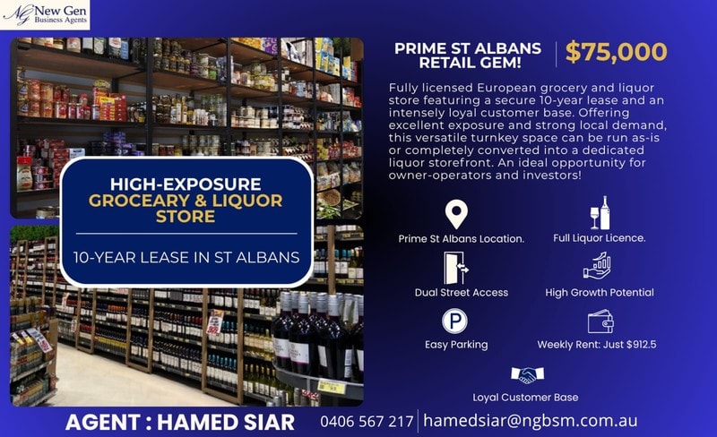 Click to view all images Supermarket business for sale in St Albans - Image 1
