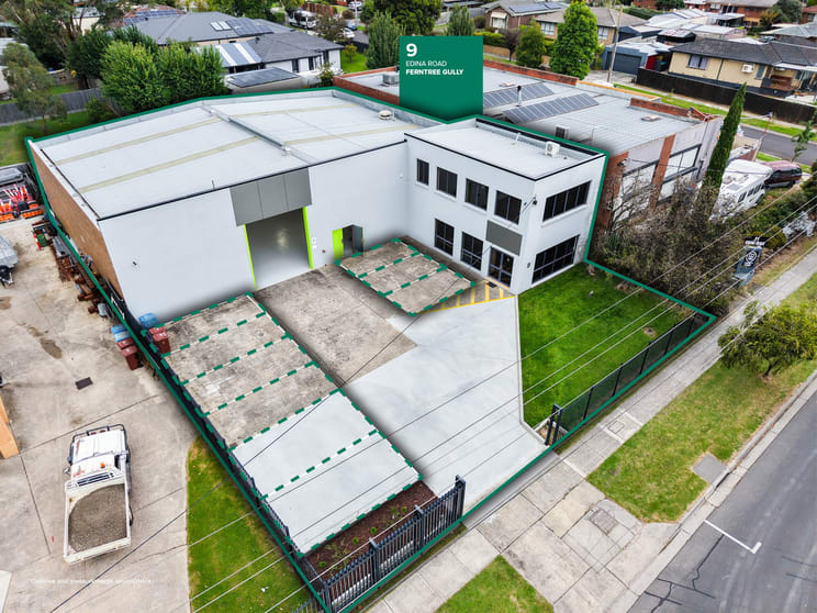 Factory, Warehouse & Industrial commercial property leased at 9 Edina Road Ferntree Gully VIC 3156
