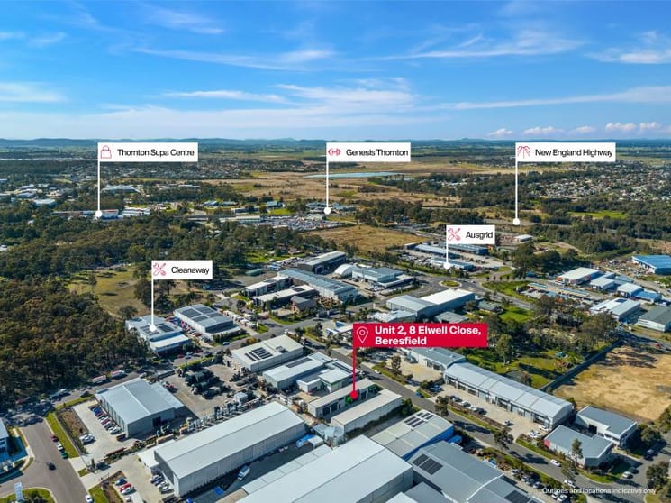 Factory, Warehouse & Industrial commercial property leased at Unit 2/8 Elwell Close Beresfield NSW 2322