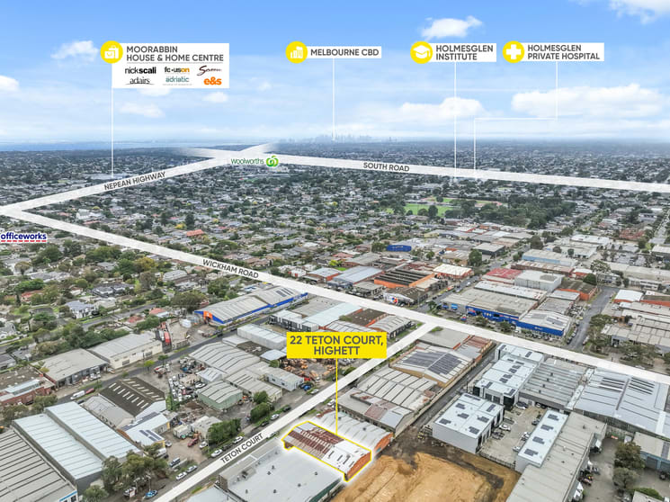 Factory, Warehouse & Industrial commercial property sold at 22 Teton Court Highett VIC 3190 Factory, Warehouse & Industrial commercial property sold at 22 Teton Court Highett VIC 3190