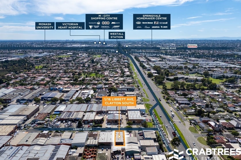 Factory, Warehouse & Industrial commercial property sold at 1/16-18 Libbett Avenue Clayton South VIC 3169