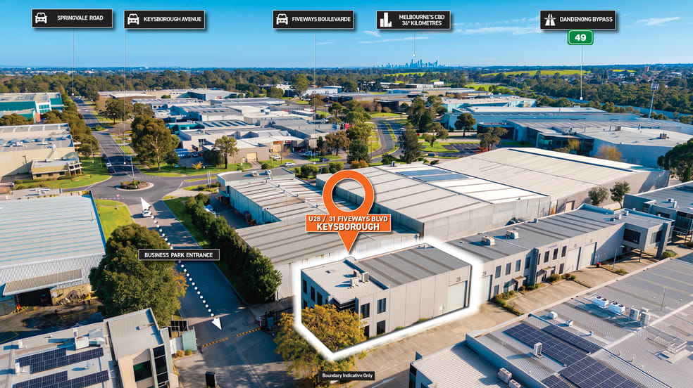 Factory, Warehouse & Industrial commercial property for sale at Unit 28, 31 Fiveways Boulevard Keysborough VIC 3173 Factory, Warehouse & Industrial commercial property for sale at Unit 28, 31 Fiveways Boulevard Keysborough VIC 3173