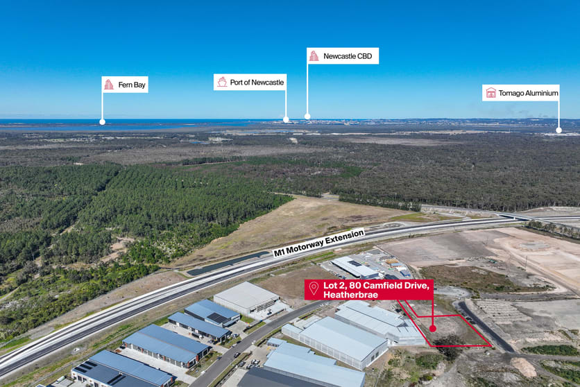 Factory, Warehouse & Industrial commercial property for sale at Lot 2/80 Camfield Drive Heatherbrae NSW 2324