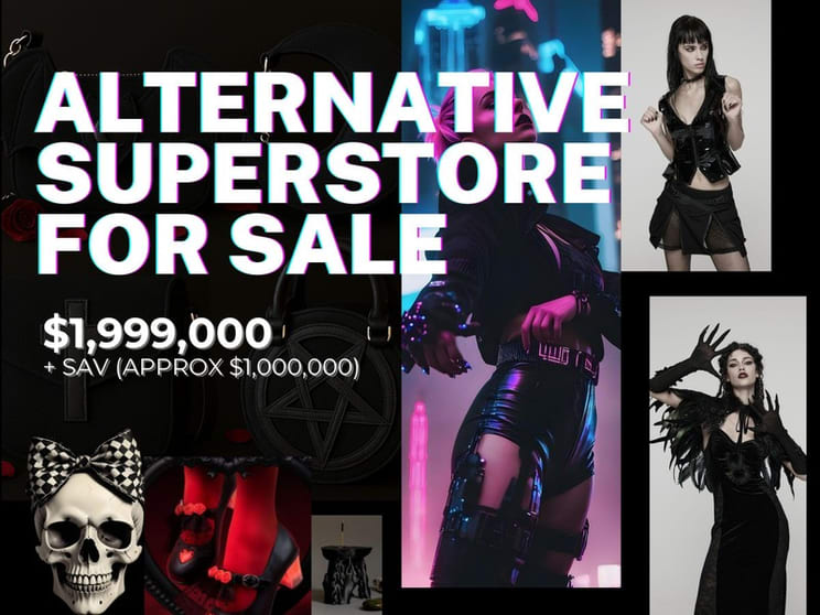 Alternative Superstore For Sale! Alternative Superstore For Sale!
