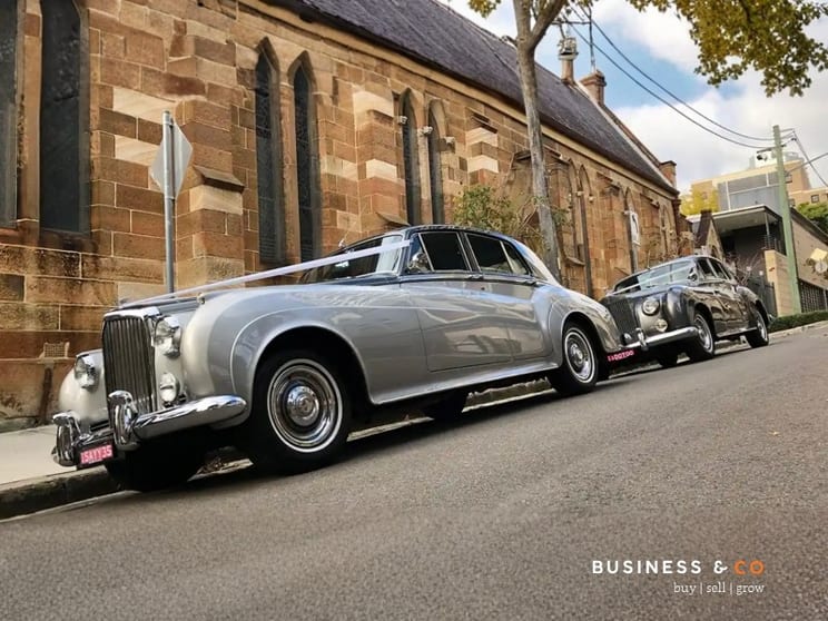 Well established Classic wedding car hire plus $100k advanced bookings Well established Classic wedding car hire plus $100k advanced bookings