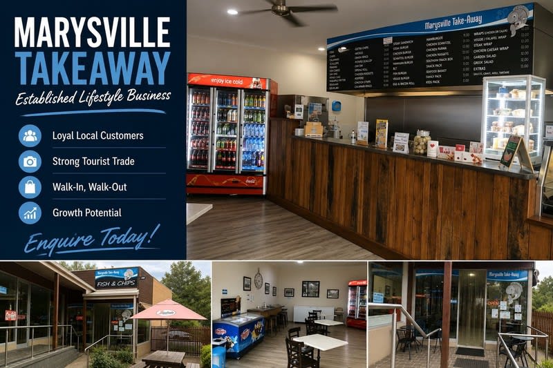 Profitable Lifestyle Business - Marysville Takeaway - WIWO Profitable Lifestyle Business - Marysville Takeaway - WIWO