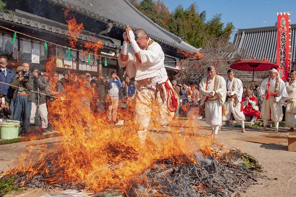 Saitougoma Ceremony at Saikokuji Temple