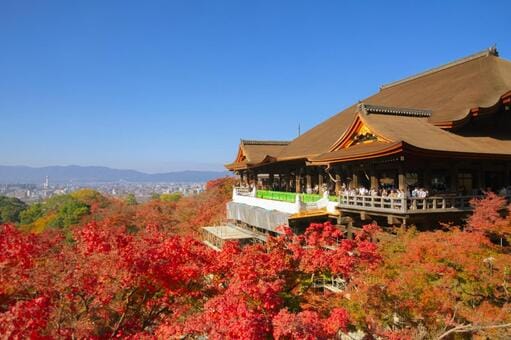 Kiyomizudera Temple in Autumn