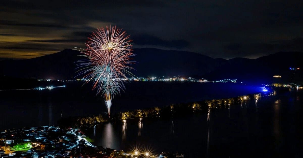 Miyazu Lantern Floating Fireworks Festival