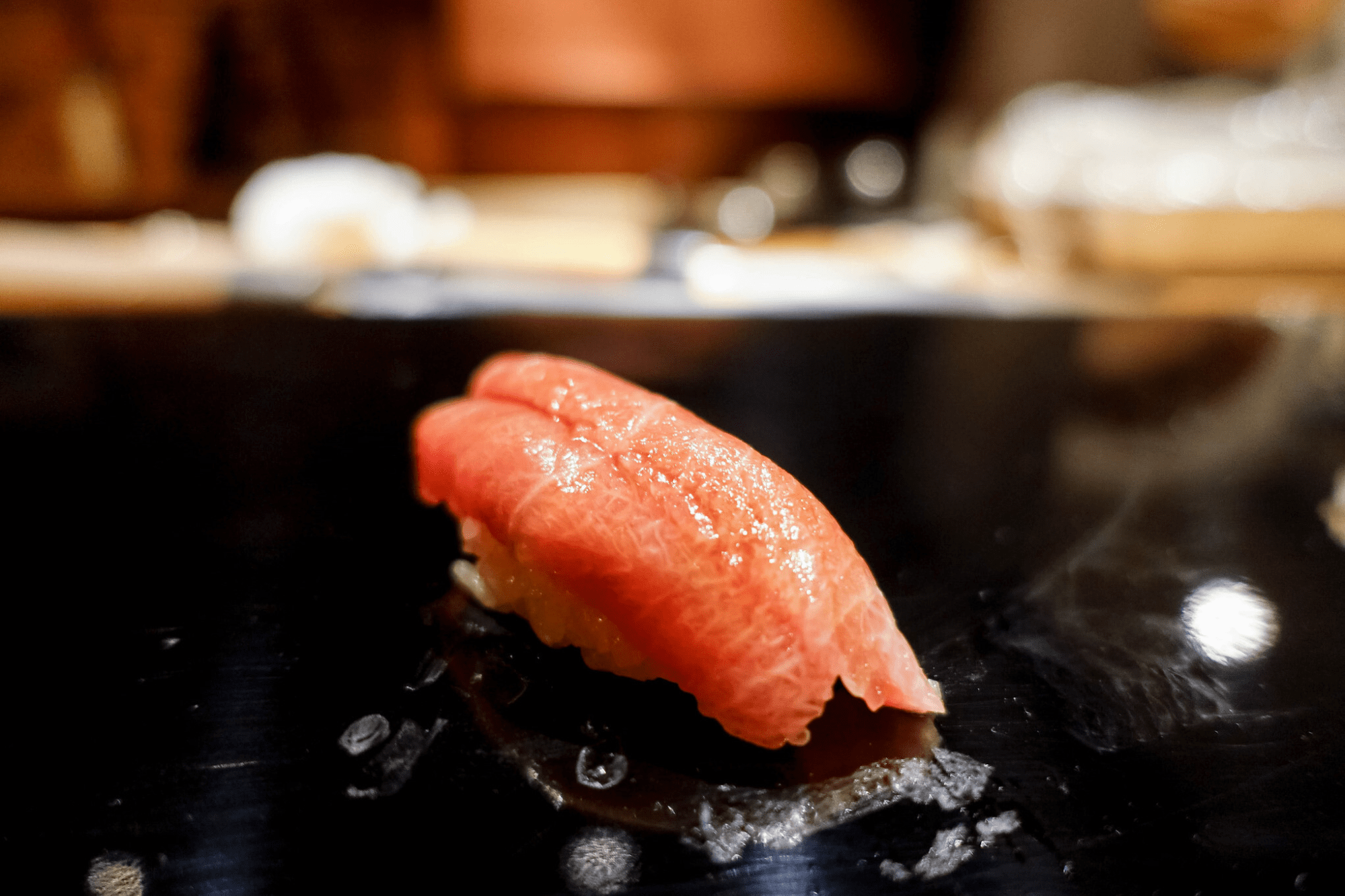 Exquisite Sushi Using Luxurious Premium Ingredients