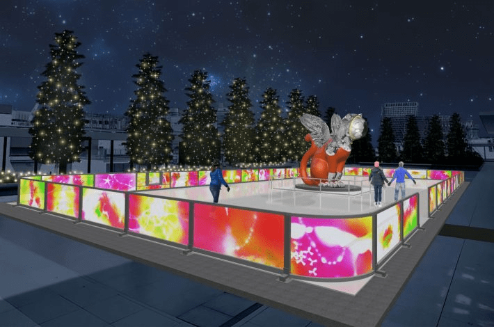 Rooftop Star Skating Rink