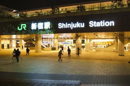 Shinjuku Station at Night