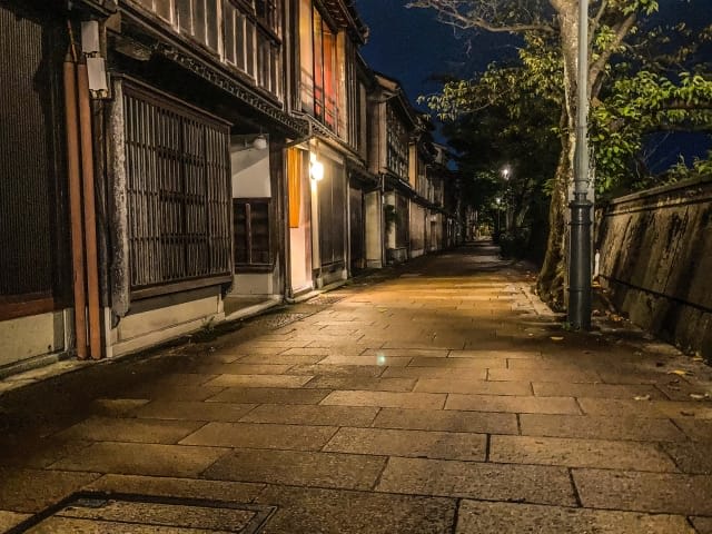 The Beautiful Main Street That Begins to Light Up at Dusk