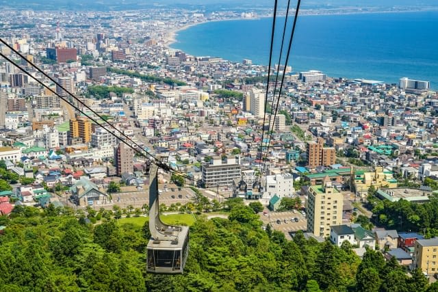 The view from the Mt. Hakodate Ropeway is also spectacular!