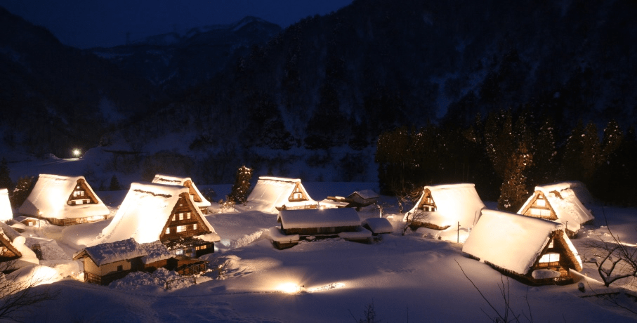 Traditional Village Night Illuminations
