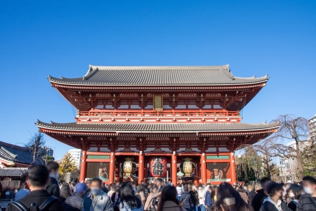 Hatsumode at Senso-ji Temple in Neighboring Asakusa is Also Recommended