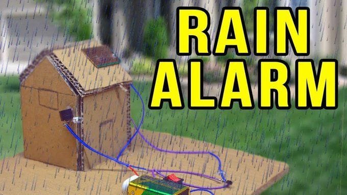 How to make a Rain Alert Alarm using simple electronics !