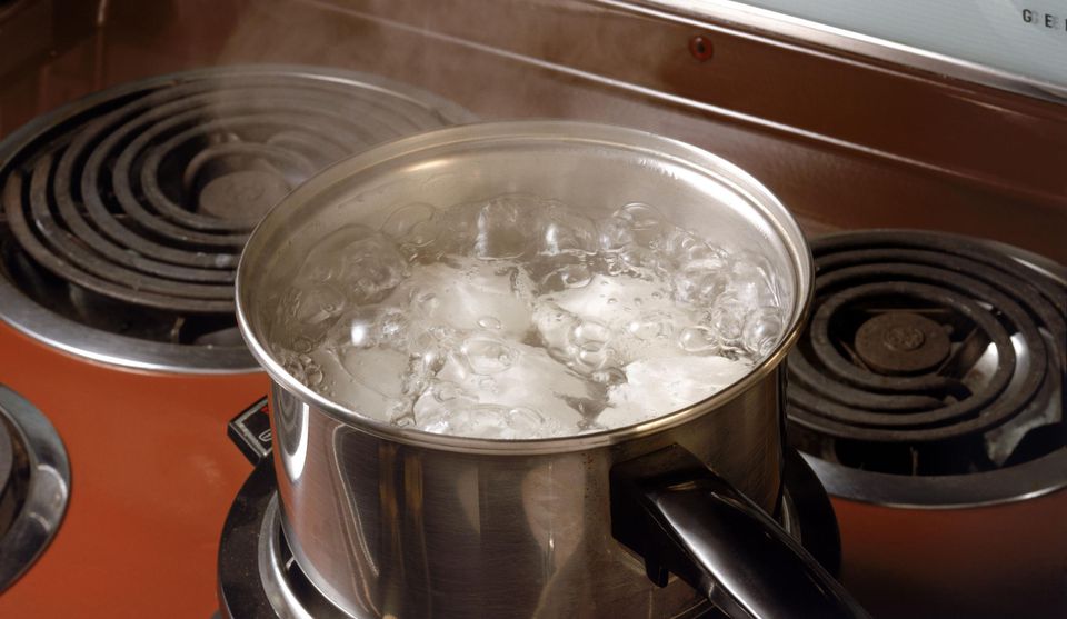 Cooking your food in water.