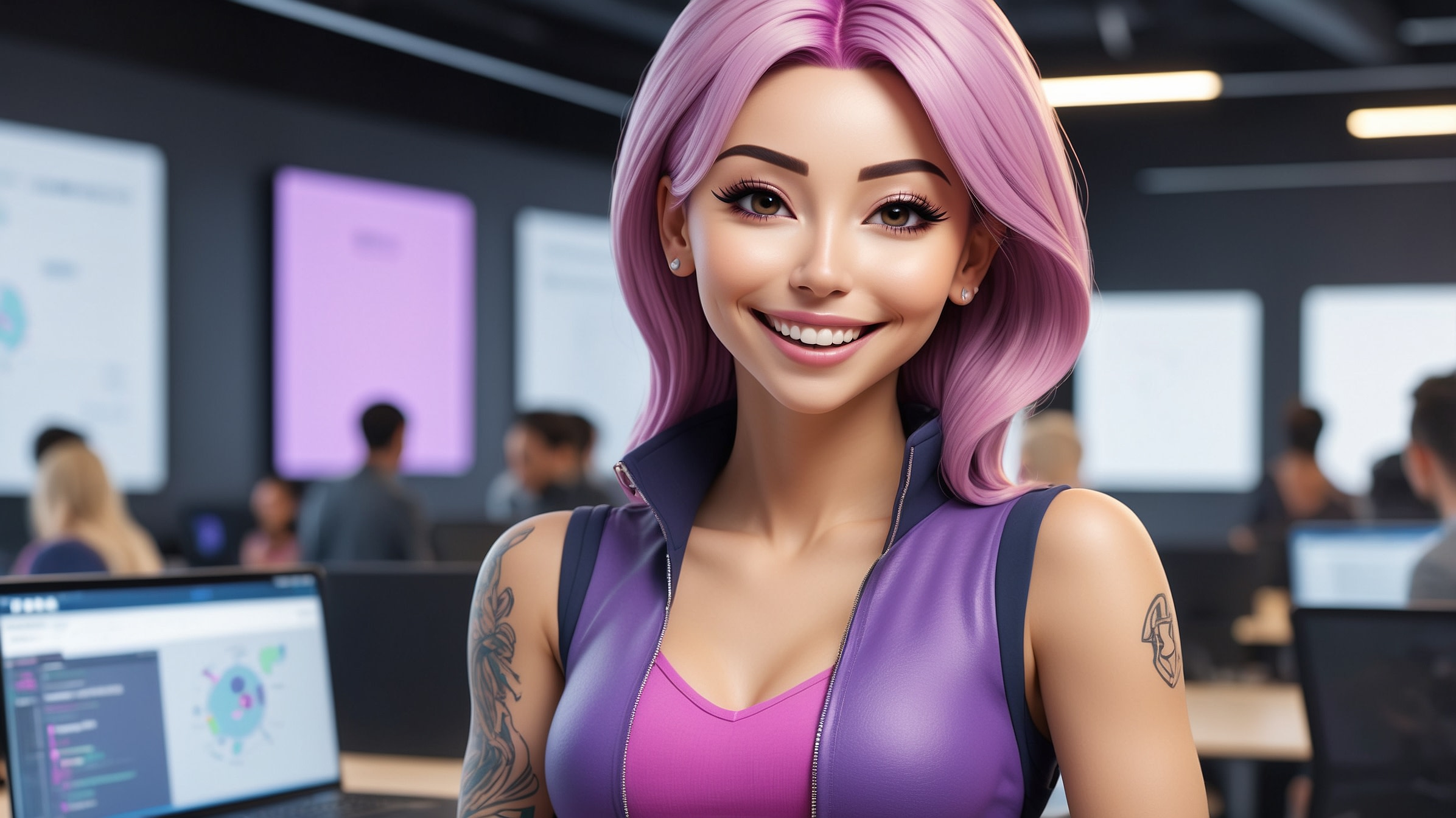 Leonardo AI | Athena Character Reference